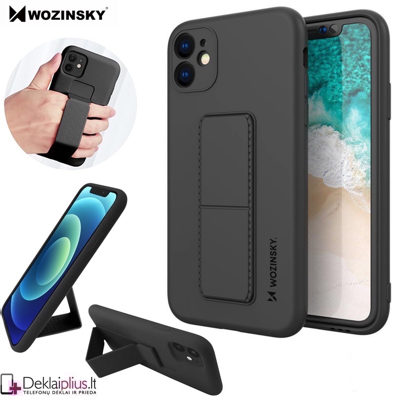 Wozinsky 4in1 švelnaus silikono dėklas - juodas (Apple Iphone 12) Wozinsky 4in1 švelnaus silikono dėklas - juodas (Apple Iphone 12)